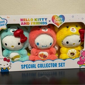 3pk Hello Kitty & friends plush